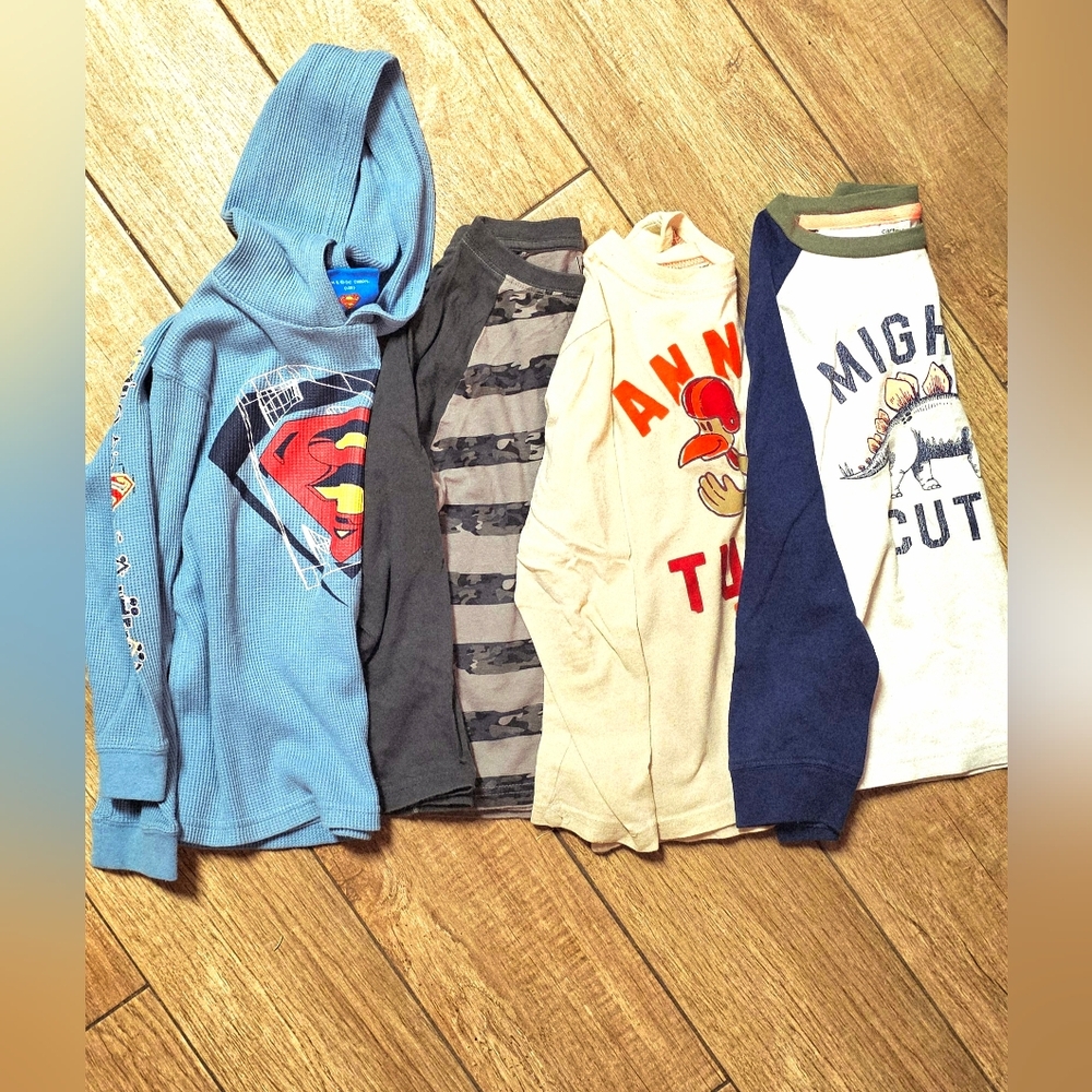 Kid's BUNDLE Hoodie & Long Sleves Tshirts Size 5